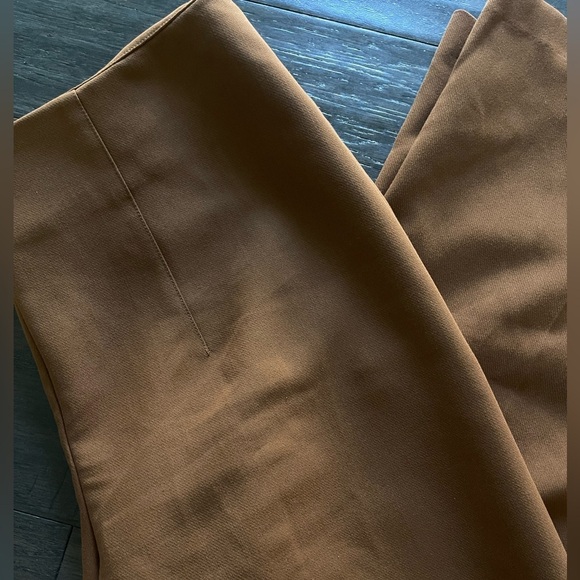 Joie Brown Wide-Leg Pants with Flowing Fit Size 12 - Picture 1 of 4